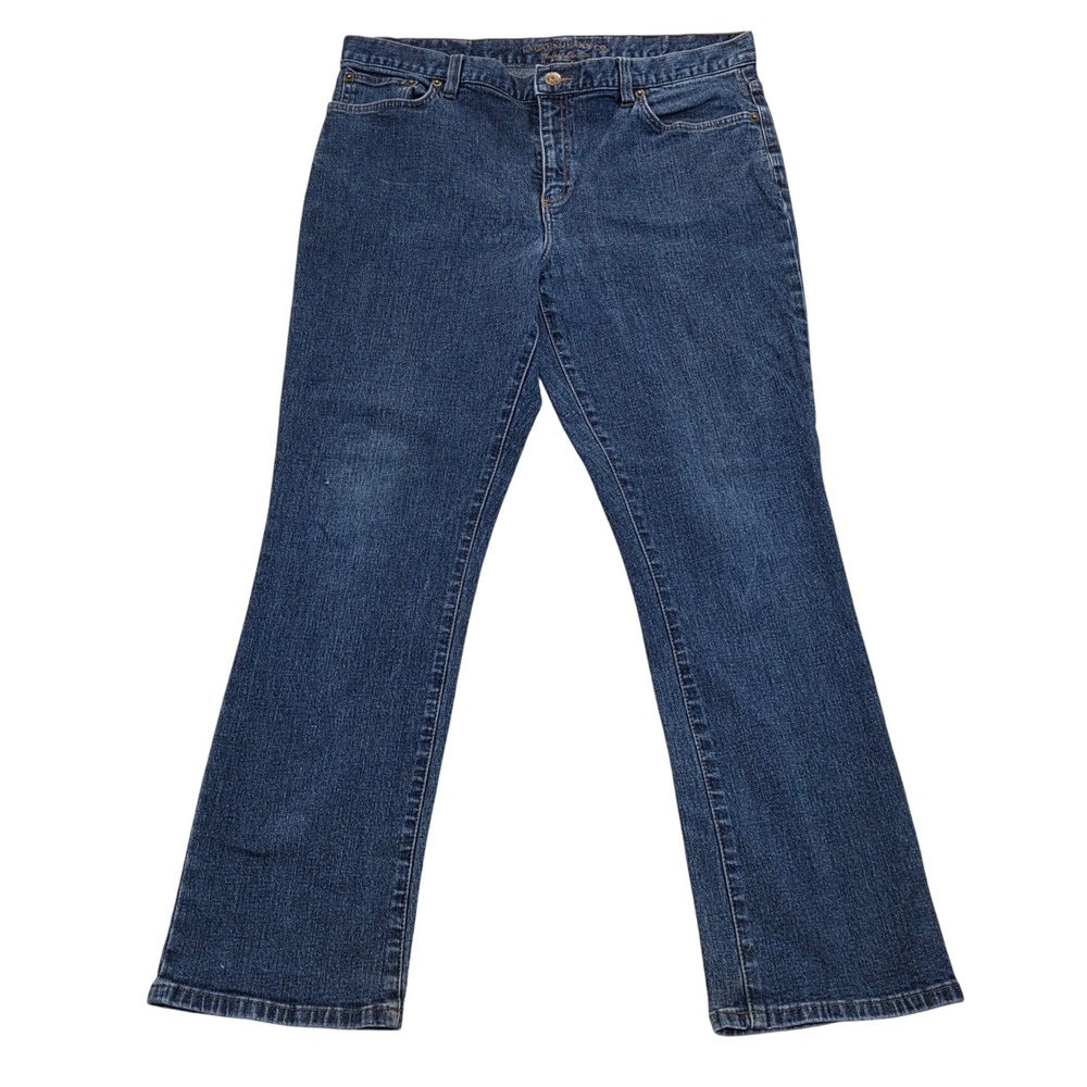 Lauren Jeans Co. Ralph Lauren Women's Blue Denim Jeans Size‎ 14 Bootcut * READ